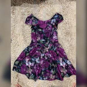 Betsey Johnson floral dress (never worn)